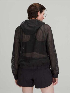 Lululemon Relaxed Fit Mesh Jacket Black